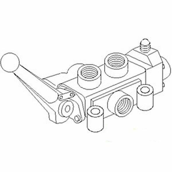 Aftermarket SCD2E Wood Splitter Single Spool 4-Way Hydraulic Valve HYM40-0003